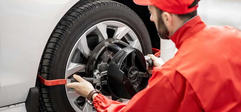 Geometria kolies s diagnostikou a nastavením obidvoch náprav v autoservise BT