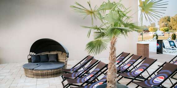 Relax v morskej vode termálneho kúpaliska Novolandia s termálnym výplavovým bazénom aj wellness/Okres Lučenec - Rapovce