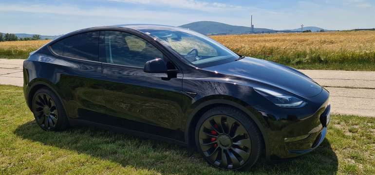 Jazda na Tesla Model Y