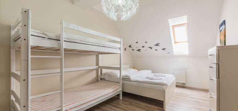 Ubytovanie  v 28 moderne zariadených, dvojlôžkových apartmánoch v 3 kategóriách