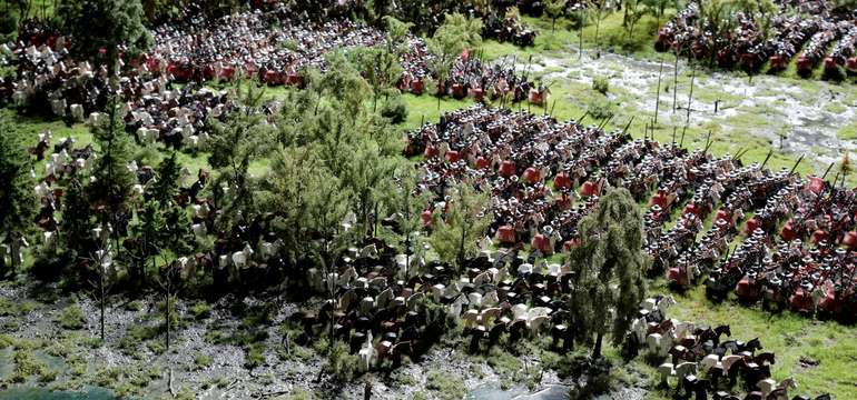 Na výstavbu atrakcií HistoryLandu bolo použitých vyše milióna kúskov LEGO kociek