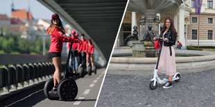 Prehliadka na Segway alebo prenájom elektrickej kolobežky aj s nabíjačkou