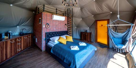 Romantický glamping s privátnou vonkajšou vírivkou len kúsok od Zakopaného/Poľsko - Vysoké Tatry - Poronin