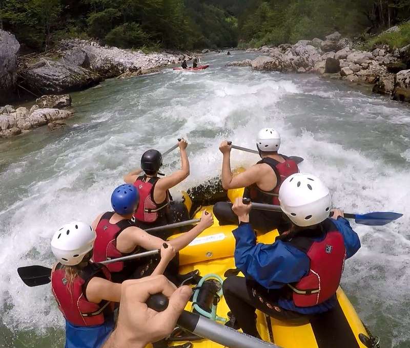 Rafting na rieke Salza v Rakúsku 