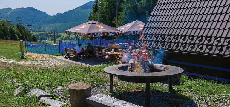 Chalet Strachan v Ždiari - exteriér