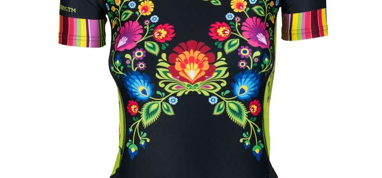 Dámsky rashguard s krátkym rukávom FOLK (Extreme Hobby)