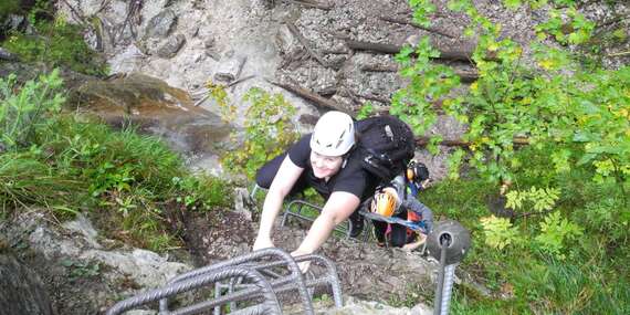 Skupinový ferratový kurz v teréne v lokalite Kyseľ v Slovenskom raji s certifikovaným horským sprievodcom/Slovenský raj - Kyseľ