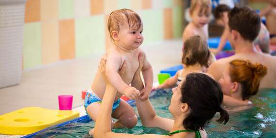 Plávanie pre bábätká od 3 mesiacov do 3 rokov - prvé dotyky s vodou bezpečne a hravo v ŠNOPe/Bratislava – Ružinov