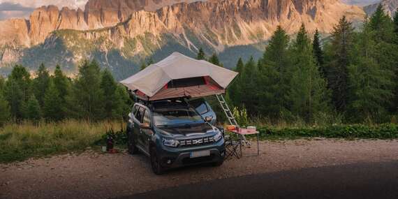 Dobrodružné cestovanie - prenájom mini karavanu alebo strešného stanu/Slovensko