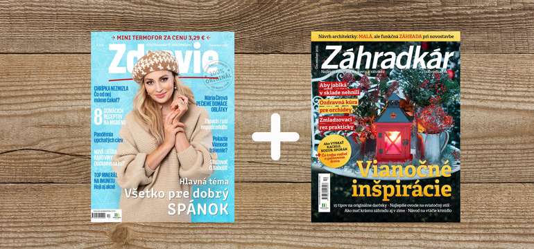 Ročné predplatné Zdravie + Záhradkár