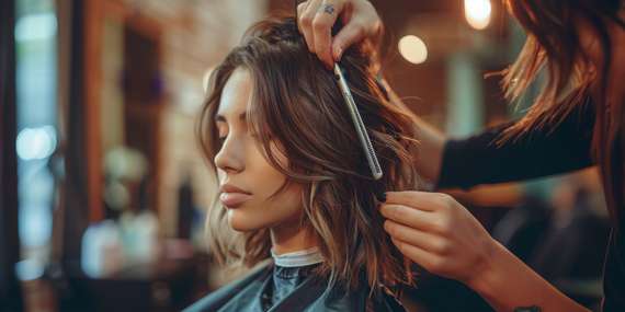 Balayage, tónovanie, olaplex a vyhladenie vlasov v kaderníctve Magdaléna v Salóne La Múzza / Bratislava - Petržalka