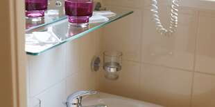 Izby v hoteli Lavanda*** v Prahe majú vlastnú kúpeľňu so sprchovým kútom