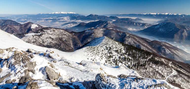 Zimná turistika v Malej Fatre