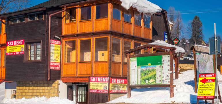 Požičovňa lyží, snowboardov a vybavenia
