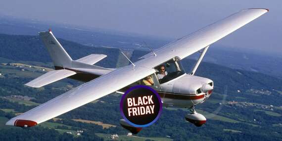 BLACK FRIDAY: Svet je krajší zhora – lietanie pre 1 až 3 osoby s možnosťou pilotovania bez obmedzení/Senica, Trnava, Dubová pri Modre