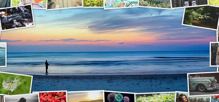 Koláž na plátne z vlastných fotografií - veľa rozmerov na výber