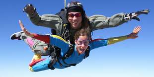 Tandemový zoskok z lietadla pre 1 osobu