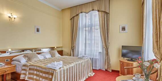 Spa hotel Sirius**** v centru lázeňského města Karlovy Vary s polopenzí i variantami se vstupem do lázní, saunového světa nebo procedurami/Karlovy Vary