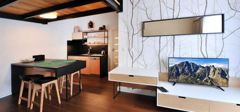 Mezonetové apartmány 4+2 jsou dostupné za příplatek