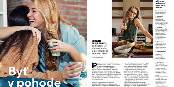RELAX – Ročné predplatné pre ženy, ktoré chcú žiť aktívne a zdravo/Slovensko