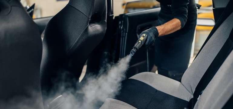 Parné čistenie interiéru, exteriéru aj tepovanie v Para Car Wash