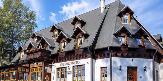 Penzion Encián s wellness v Tatranské Lomnici s výhledem na vrcholy, s polopenzí a wellness/Vysoké Tatry - Tatranská Lomnica