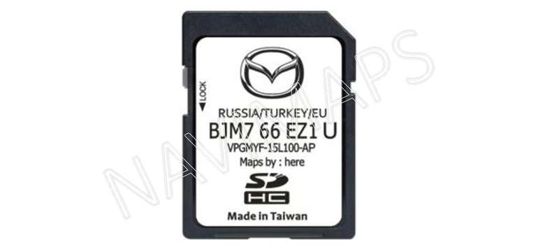 SD karta MAZDA CONNECT mapy 2022 Európa EZ1U