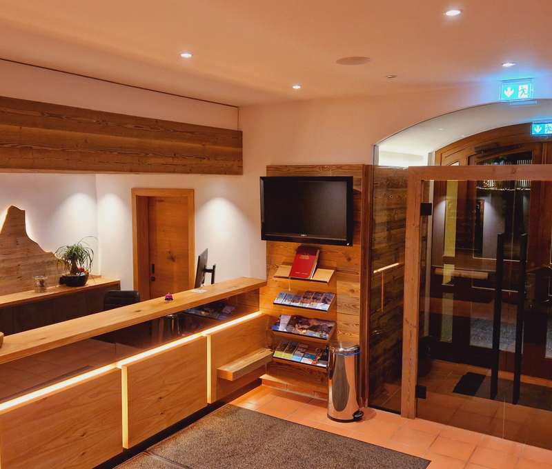 Recepcia v Sporthotel Dachstein West