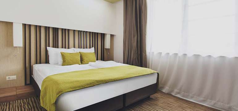 Rozloha izieb Premium Suite je 52 – 55 m2