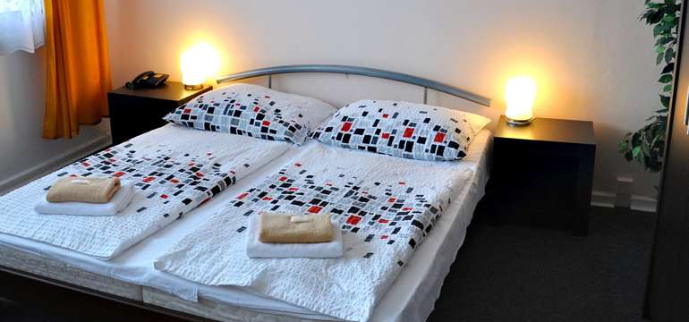Příjemně zařízené pokoje hotelu Milotel