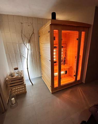 K dispozícii infra a fínska sauna