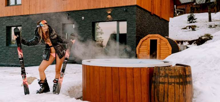 Luxusná chata Martinski ponúka aj vírivku a saunu