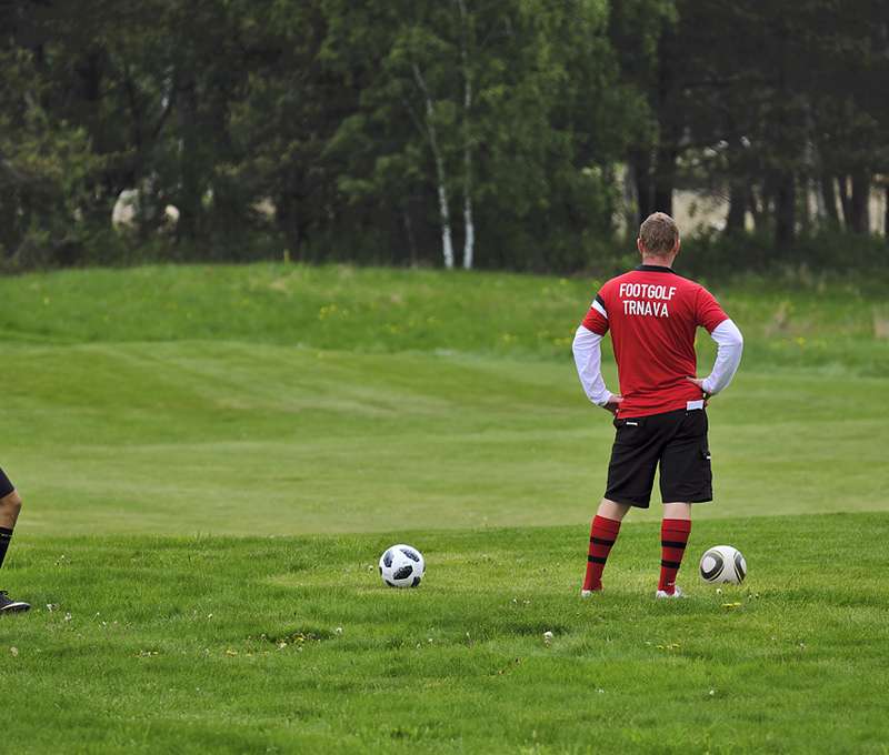 Krstným otcom FootGolfového ihriska je futbalista Ján Kozák ml.