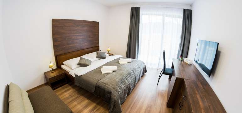 Apartmán 3 – Dvojlôžkový apartmán s prístelkou (2 + 2)