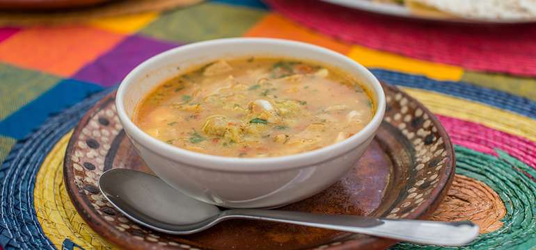 Polievka Sopa de tortilla 