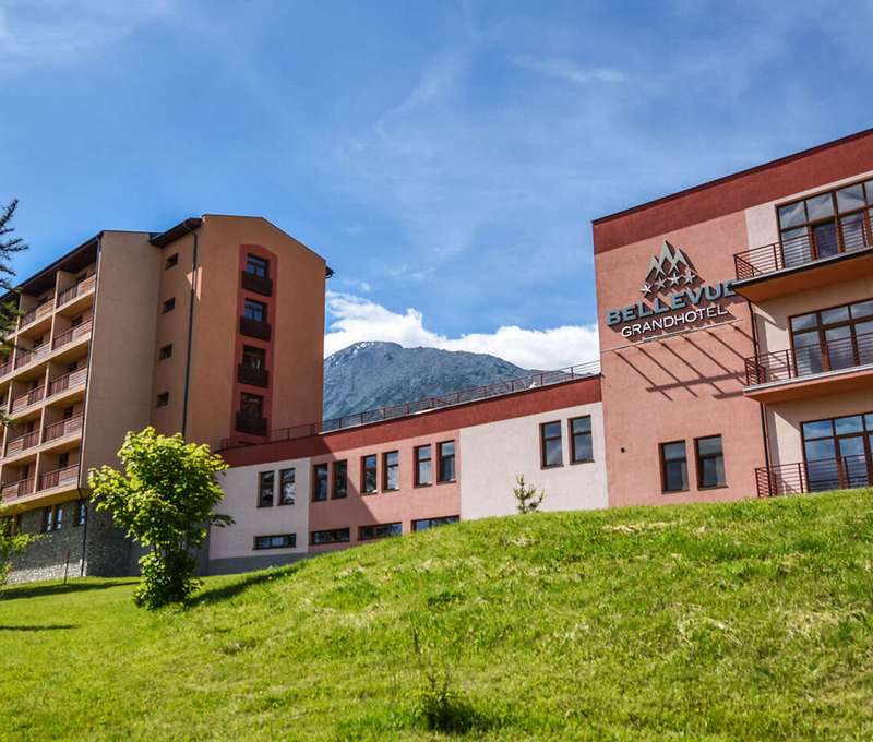 GRAND HOTEL BELLEVUE**** v centre Vysokých Tatier v nadmorskej výške 1010 m