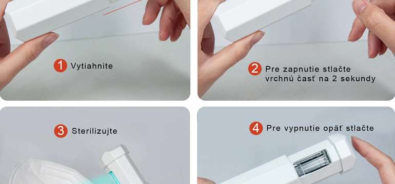 ROCKUBOT Pocket - ručný elektrický sanitizér