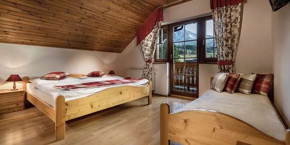 Chata Adamec s celkovou kapacitou až 17 osob v Ždiari pod Belianskými Tatrami/Slovensko - Ždiar – Belianske Tatry