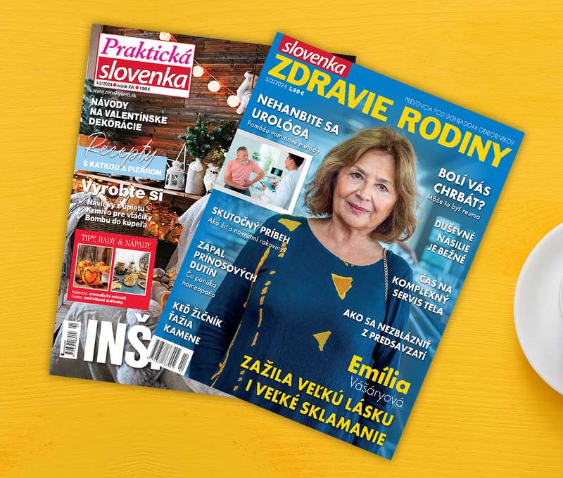 Ročné predplatné dvojmesačníka Praktická Slovenka alebo Zdravie rodiny