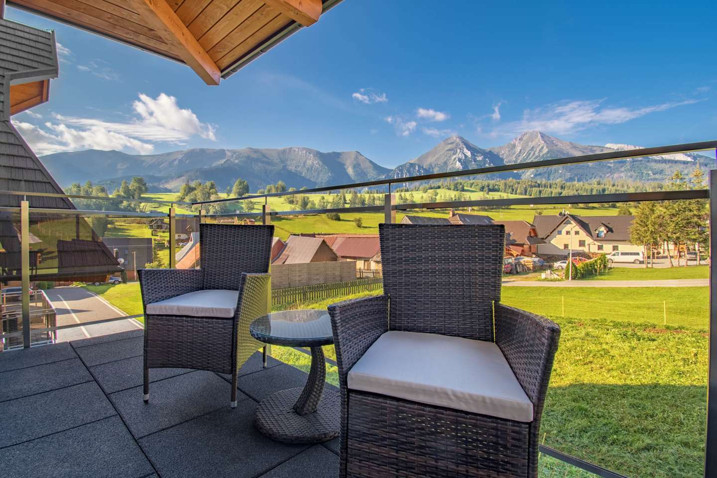 Apartmány Krasvill s výhľadom na Tatry v tichej lokalite Ždiaru