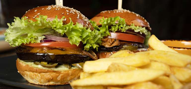 3x Mini burger menu - vegetariánske