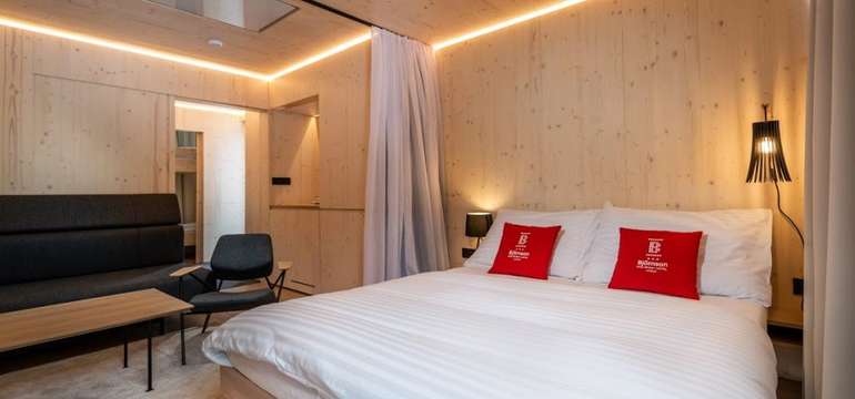 Chatky majú rozlohu približne 32 m²