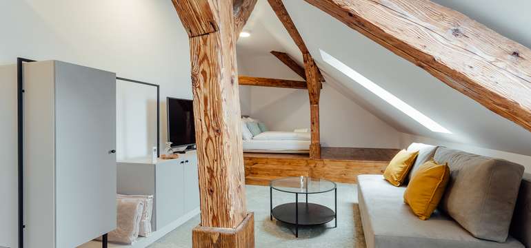 Útulné ubytovanie v izbe standard v Boutique Hotel SIGLISBERG **** 