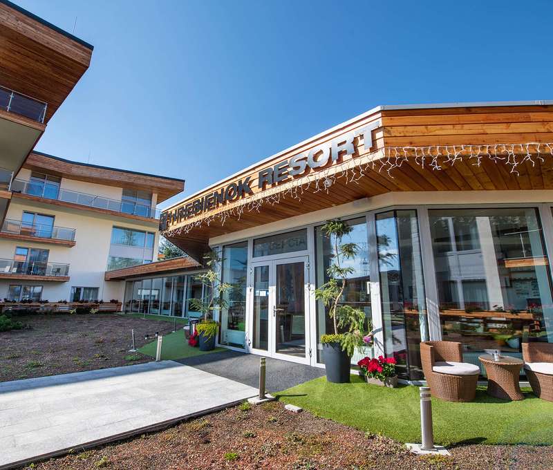 Hrebienok Resort nájdete priamo v centre Starého Smokovca