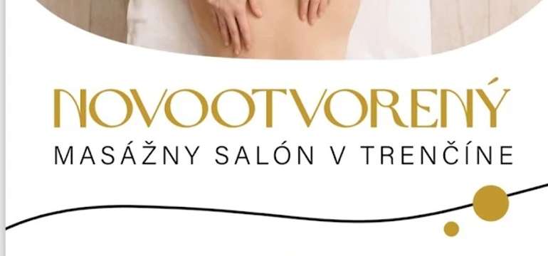 Novootvorený masážny salón Sayaw v Trenčíne
