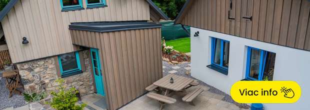 Chalúpke OPAL alebo ACHAT pre 8 osôb len kúsok od centra