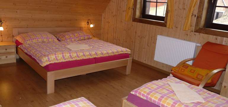 Izby v apartmánovej chalupe