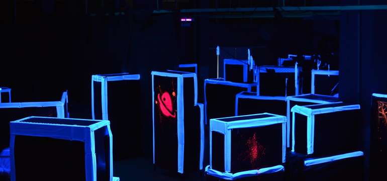 Pri laser game nehrozia modriny od projektilov, zásahy nebolia