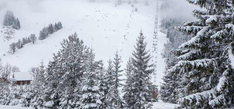 Ski centrum Malinô Brdo len kúsok od penziónu Emília