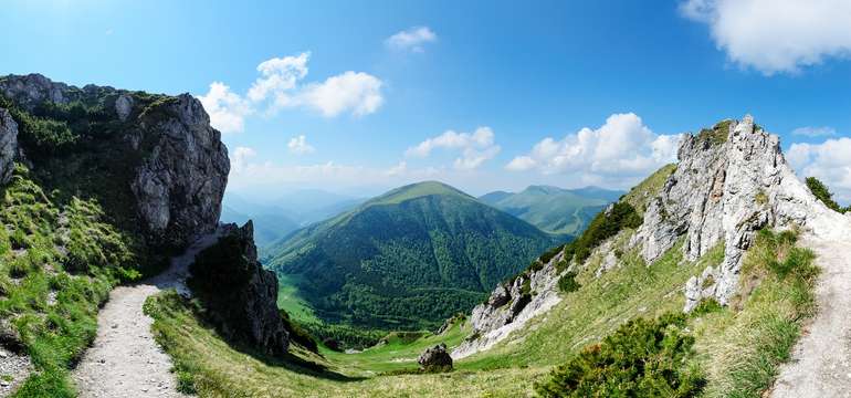 Panoramatický výhľad z Veľkého Rozsutca